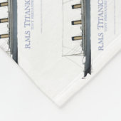 1912巨大な1 フリースブランケット (角)