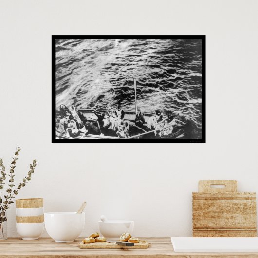 1912年のタイタニックの生存者 ポスター (キッチン)