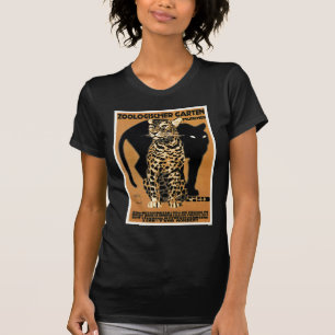 1912年のルートビッヒHohlweinのヒョウのミュンヘンの動物園ポスター Tシャツ