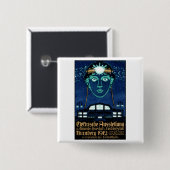 1912年の電気の博覧会ポスター 缶バッジ (正面&裏面)