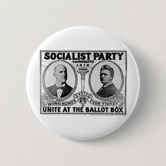 1912年のDebs - Seidel 缶バッジ (正面)