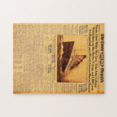 1912年タイタニック号が氷山と衝突して沈没 ジグソーパズル (横)