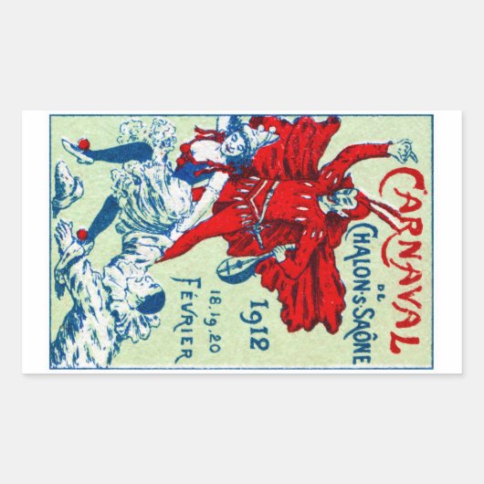 1912年フランスの海軍 長方形シール (正面)