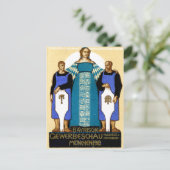 1912年ミュンヘン・ドイツ・ポスター ポストカード (スタンド正面)