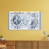 1912年頃のツァリストロシア500ルーブル法案 キャンバスプリント (インサイチュ (リビング))