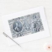 1912年頃のツァリストロシア500ルーブル法案 長方形シール (封筒)