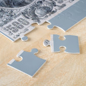 1912年頃のロシア帝国 500ルーブル紙幣 ジグソーパズル (側面)