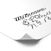 1912年飛んでいる機械飛行機特許スケッチ ポスター (角)