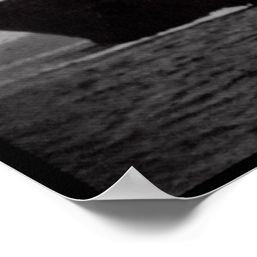 1912年4月10日タイタニックが南下から出発 ポスター (角)