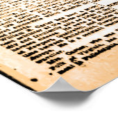 1912年4月15日タイタニック号が沈没を報じた ポスター (角)