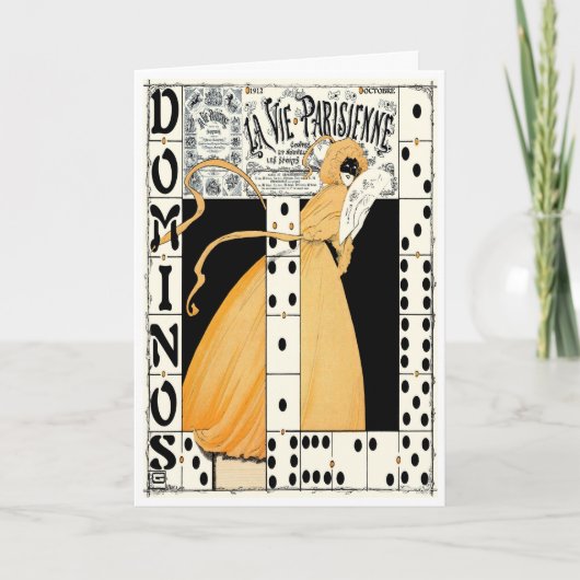 1912年! "DOMINOS~EXPECT予想外" カード (正面)