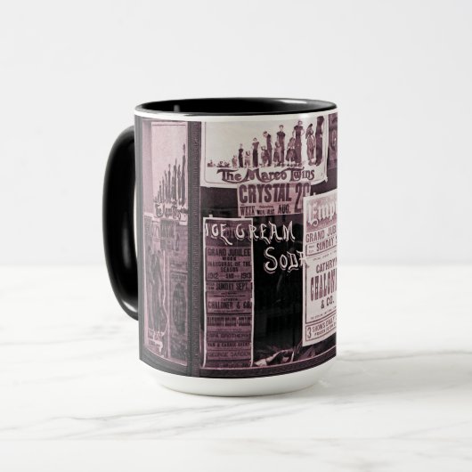 1912 Store Window Vaudeville Pro-Union Manicure マグカップ (正面左)