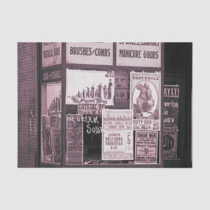 1912 Store Window Vaudeville Pro-Union Manicure 薄葉紙