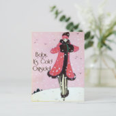 1913アールデコ冬ファッションシーン ポストカード (スタンド正面)