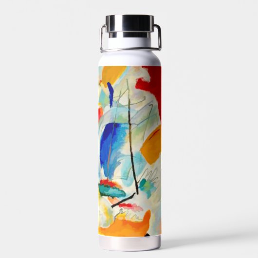 1913カスタマイズ年のカンディンスキー海戦 ウォーターボトル (背面)