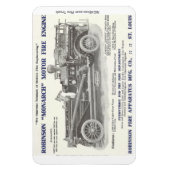 1913ロビンソン「(昆虫)オオカバマダラ、モナーク」モーター消防車フレキシブル マグネット (縦)