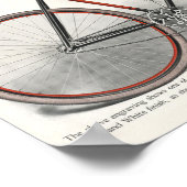 1913ヴィンテージメンズプレミア自転車広告アートポスター ポスター (角)