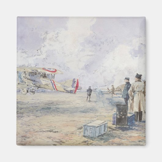 1913年に離陸した飛行機 マグネット (正面)