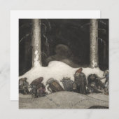 1913年のクリスマスの夜、ジョン·バウアー シーズンカード (正面/裏面)