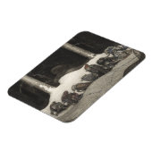 1913年のクリスマスの夜、ジョン・バウアー マグネット (左側)