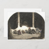 1913年のクリスマスナイト ポストカード (正面/裏面)