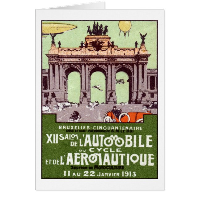 1913年の交通機関の博覧会ポスター (正面)