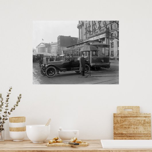 1913年の交通警察 ポスター (キッチン)