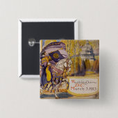 1913年の参政権行列 缶バッジ (正面&裏面)