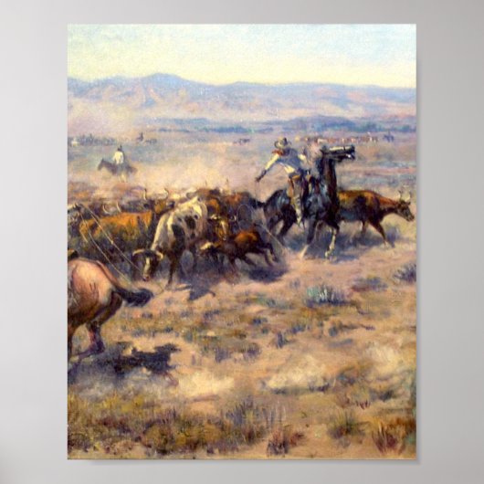 1913年の総括 – Charles Marion Russell ポスター (正面)