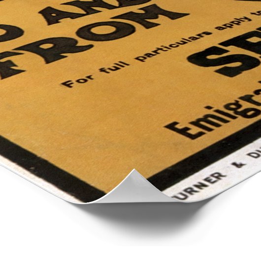 1913年カナダ統一されたから王国へスティームシップ ポスター