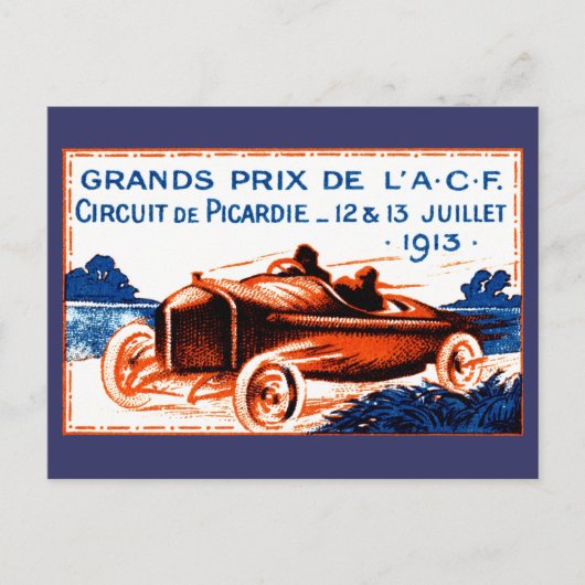 1913年グランプリ ポストカード (正面)
