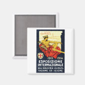 1913年ジェノバ万博ポスター マグネット (正面/裏面)