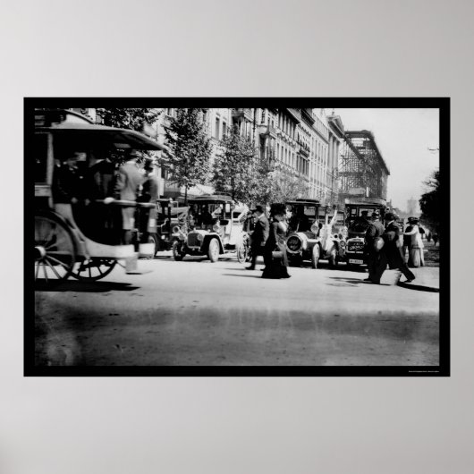 1913年ドイツ・ベルリンの人々と交通 ポスター (正面)