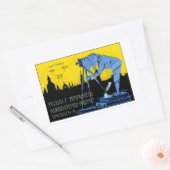 1913年ドレスデン写真ポスター 長方形シール (封筒)