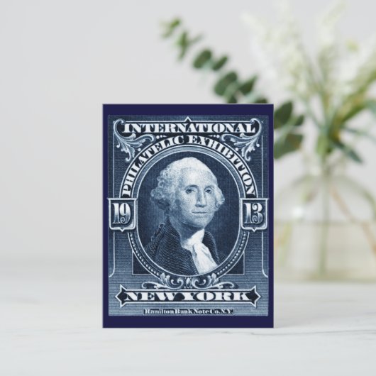 1913年ニューヨーク切手展 ポストカード (スタンド正面)