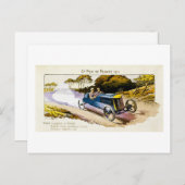 1913年フランス・グランプリ ポストカード (正面/裏面)