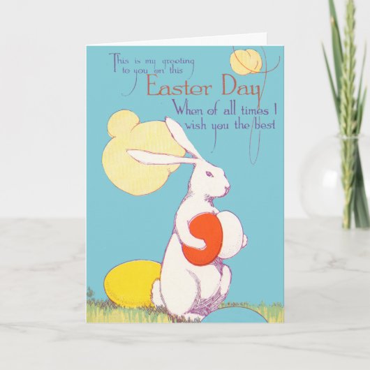 1913年ヴィンテージイースターカード シーズンカード (正面)