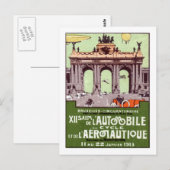 1913年交通博覧会ポスター ポストカード (正面/裏面)