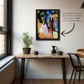 1913年青い湖の人々Mackeポスタ威厳があるー ポスター