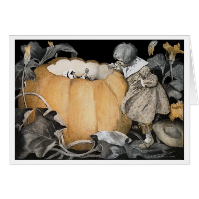 1913年!!! "カボチャ食べる人"のマザー・グースシリーズ (正面横)
