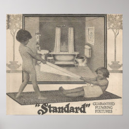 1913浴用器具広告 ポスター