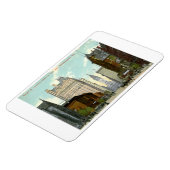 1913 Broad St., Philadelphiaヴィンテージはがき マグネット (左側)