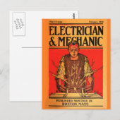 「1913 Feb-ElectricianandMechanic」はがき ポストカード (正面/裏面)