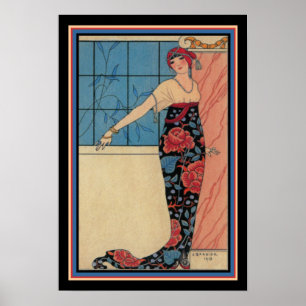 1913 George Barbierアールデコプリント13 x 19 ポスター