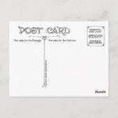 1914アールデコ「ラッキーマン」コーンフレークADV ポストカード (裏面)