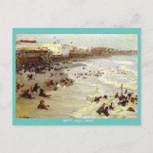 「1914コニー島、EH Potthast」 ポストカード