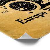 1914ハプモバイル再生プリント ポスター (角)