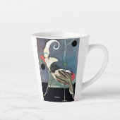 1914ヘレンドライデンファッション女性カバーイラストレーション カフェラテマグ (右)