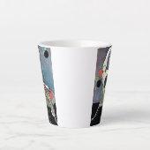 1914ヘレンドライデンファッション女性カバーイラストレーション カフェラテマグ (正面)