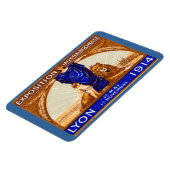 1914リヨン国際的万博ポスター マグネット (左側)